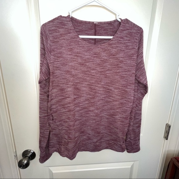 Lululemon &go City Pullover Heathered Bordeaux Drama 4 - Picture 3 of 17
